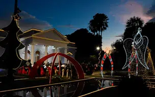 Abertura da decoração natalina do Palácio de Karnak acontece nesta terça-feira 3