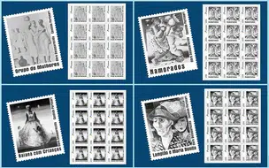 Correios lança série de selos em homenagem ao pintor Candido Portinari