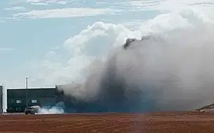 Explosão no Porto de Luís Correia assusta população local