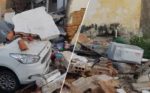 Carro invade sala de reforço escolar e deixa crianças feridas em Teresina