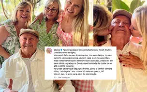 Eliana homenageia seu pai, José Bezerra, após seu falecimento aos 92 anos