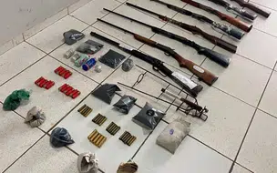 Polícia civil apreende diversas armas de fogo e prende 7 pessoas no sul do Piauí