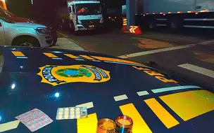 PRF apreende 27 comprimidos de rebite com caminhoneiro em rodovia no Piauí