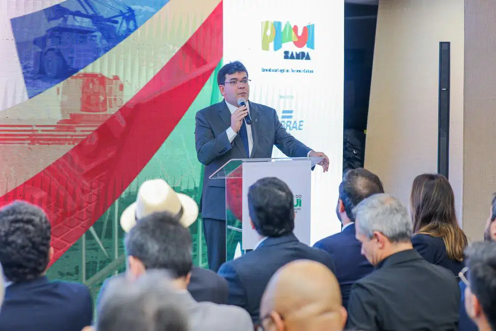 O governador Rafael Fonteles participou da abertura oficial do Mostra Piauí Sampa, nesta terça-feira (25), no Shopping Vila Olímpia