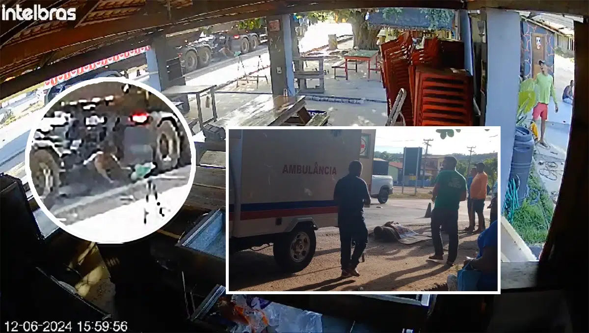 Um homem sofreu ferimentos graves ao pular de um caminhão em movimento no povoado Brejinho, MA.