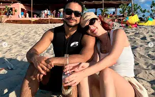 Sophia Abrahão e Sérgio Malheiros curtem férias relaxantes no Litoral do Piauí