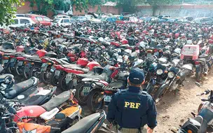 PRF vai leiloar veículos que estão retidos em seus pátios no Piauí