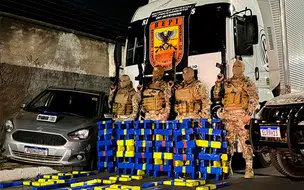 BEPI apreende caminhão com mais de 100kg de droga na zona sul de Teresina