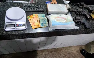 Polícia militar prende trio com armas e drogas em Piripiri