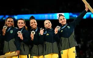 Equipe feminina conquista bronze na ginástica artística nas Olimpíadas em Paris