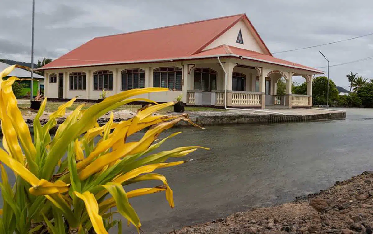 O aumento do nível do mar está afetando nações insulares do Pacífico, como Samoa (foto).