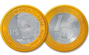 Banco Central lança moeda em comemoração aos 30 anos do Real