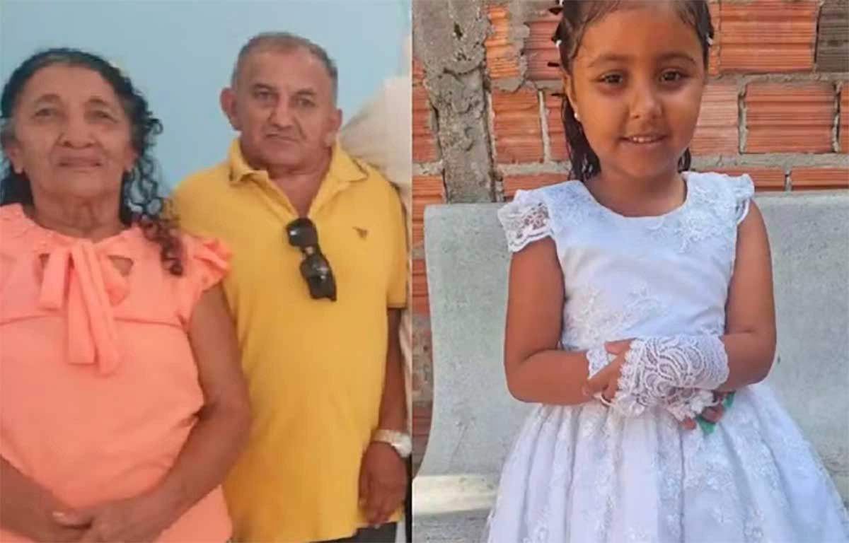 João Francisco de Souza Lemos, de 68 anos, Maria dos Santos de Souza Lemos, de 77 anos, e Ana Sofia da Silva Lemos, de 7 anos.