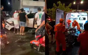 Motociclista e outras três pessoas são atropelados por carro em Teresina