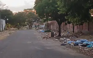 Moradores denunciam acúmulo de lixo em rua no bairro Memorare, zona Norte de Teresina