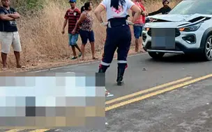 Pedestre morre ao ser atropelado na BR-135, em Eliseu Martins