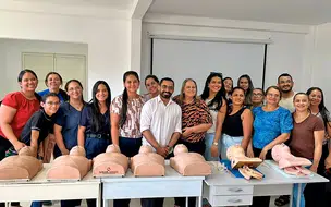 Capacitação prepara equipe de saúde de Coivaras para atendimento de emergência