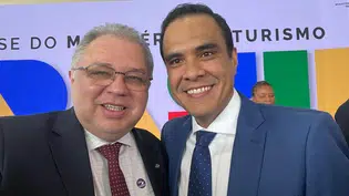 Deputado Florentino Neto participa da posse de Gustavo Feliciano como ministro do Turismo