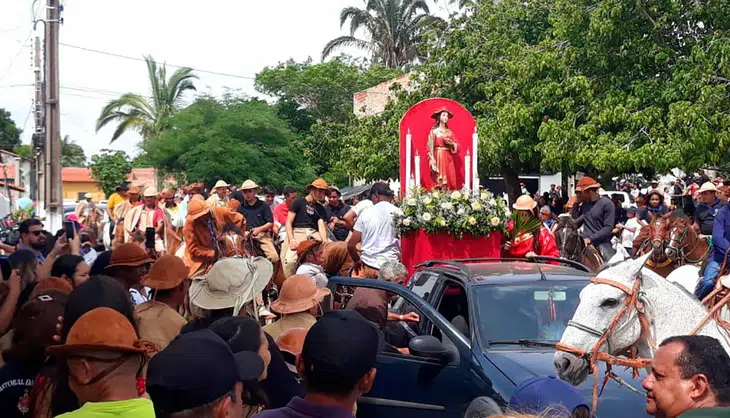 O evento ocorreu durante os tradicionais festejos de Santa Luzia, a padroeira da cidade