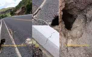 Defesa Civil sinaliza risco na PI-215 e solicita reparos ao DER