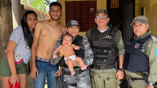 Polícia Militar salva bebê engasgado na zona Sul de Teresina