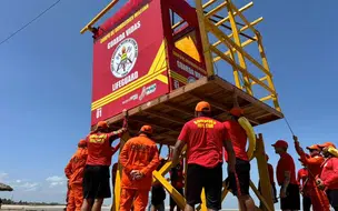 Governo instala primeiro posto de guarda-vidas no litoral do Piauí