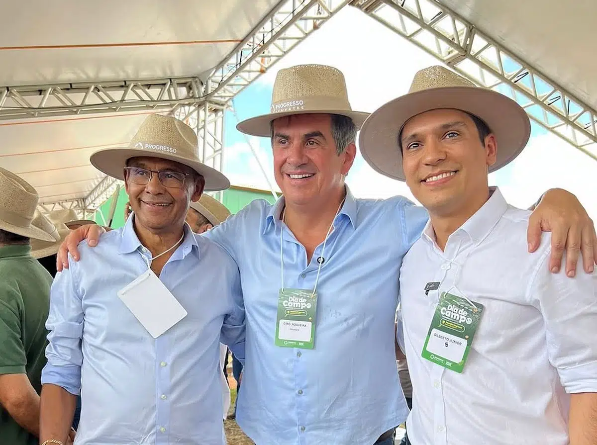 Prefeito de Uruçuí, Gilberto Junior Participando no dia de Campo Progresso Sementes 2025