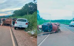 Acidente resulta na morte de homem e bebê recém-nascido em Ribeiro Gonçalves