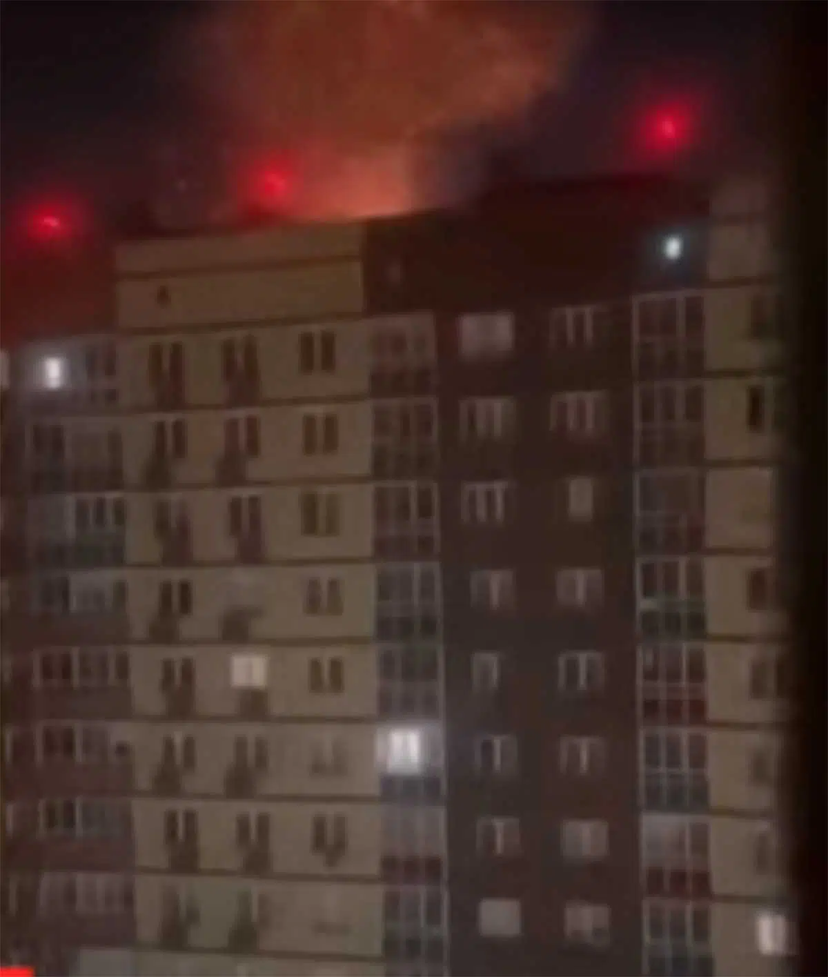 alguns moradores foram forçados a esvaziar um prédio no distrito de Ramenskoye, na região de Moscou