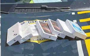 PRF apreende iPhones sem nota fiscal durante abordagem em Cristino Castro