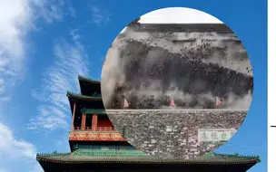 Video: Telhado de Torre Histórica com 650 desaba na China na cidade de Anhui, veja o mento.