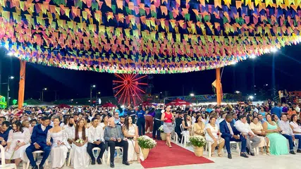 TJPI une 125 casais em Casamento Comunitário "Junino" em Teresina