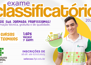 IFPI suspende temporariamente inscrições no Classificatório 2025.2; Entenda