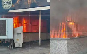 Incêndio de grandes proporções atinge churrascaria na zona sul de Teresina