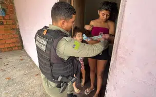 Polícia Militar salva recém-nascido engasgado na cidade de Cocal