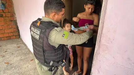 Polícia Militar salva recém-nascido engasgado na cidade de Cocal