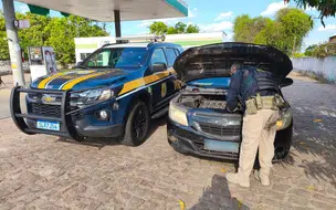 PRF recupera veículo roubado com sinais adulterados na zona rural de Teresina