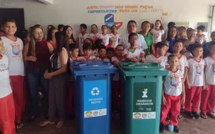 Coivaras inicia projeto de coleta seletiva nas escolas públicas com ações de educação ambiental