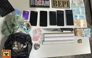 Homem é preso com grande quantidade de drogas, munições e dinheiro em Picos