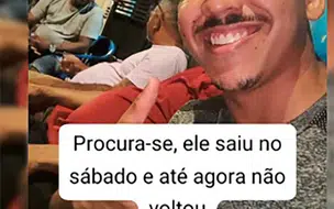 Família pede ajuda para encontrar servente de pedreiro que sumiu após pegar moto de app