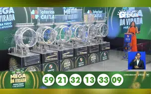 Mega da Virada 2025 sorteia números após adiamento por falha no sistema