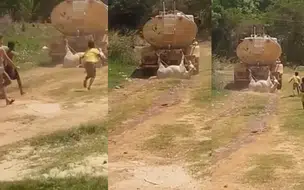 Prefeitura apura vídeo de égua arrastada por caminhão-pipa em Miguel Alves