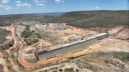 Barragem Nova Algodões alcança 57,32% de execução em Cocal, aponta Idepi