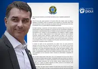 Flávio Bolsonaro divulga carta nos EUA e anuncia liderança da oposição brasileira