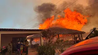 Incêndio de grandes proporções atinge área de mata e assusta moradores em Bom Jesus