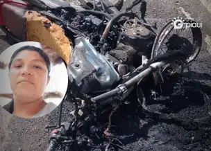 Mulher morre após colisão entre motocicleta e carro na BR-343, no Piauí