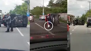 Acidente entre carro e caminhão deixa médico ferido na zona Leste de Teresina