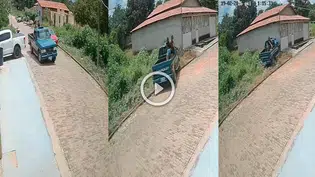 Carro desgovernado quase atinge estudantes em Guadalupe