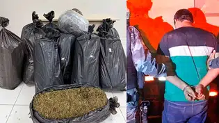 Caminhoneiro é preso com 121 kg de maconha na PI-143