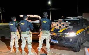 Motorista é preso em flagrante transportando mais de 26 kg de cocaína em Picos